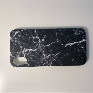 iphone x black marble case!